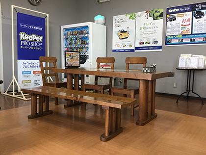 落ち着いた雰囲気の店内です。