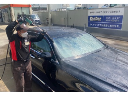 高圧洗浄機で隅々までキレイ(´艸｀*)