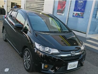 コーティング施工車両