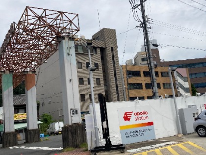 名古屋中央卸売市場　ゲート横