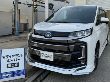 Wダイヤモンドキーパー施工車