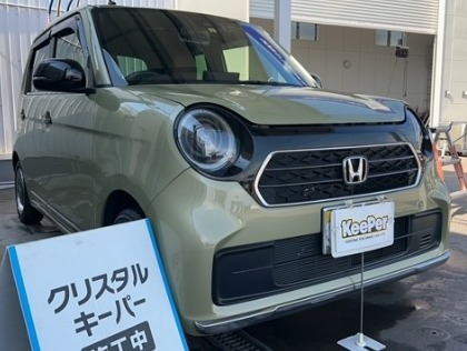 クリスタルキーパー施工車