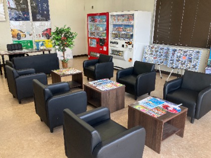 ☆待合室も代車も完備☆