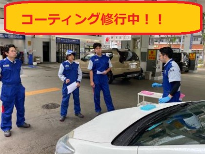 コーティング修行中！！