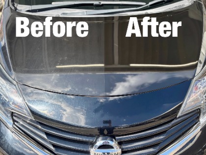 ライト研磨で違いは歴然！（オプション）