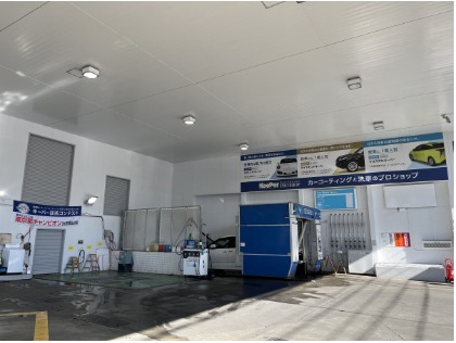 洗車・コーティングは全て屋内施工