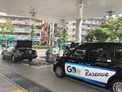 オート充填中。