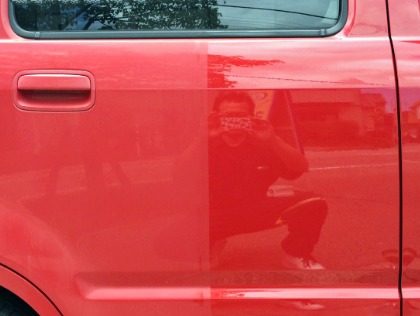 左磨き前→右磨き後