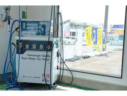 純水機搭載型手洗い洗車機