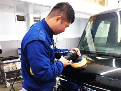お車を綺麗にするための技術を日々磨いています！