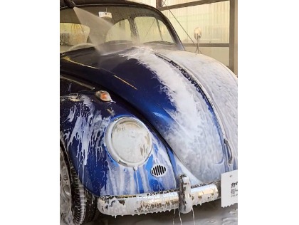 濃密な泡でやさしく洗います