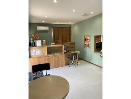 ゆったりくつろげる待合室