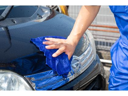 ボディ表面にこびりついた鉄粉やウロコ痕などもきれいに洗い流します♪