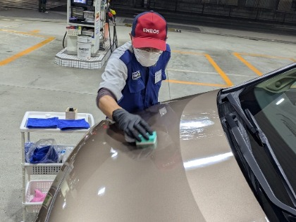 ダイヤⅡキーパー施工中風景(^^♪