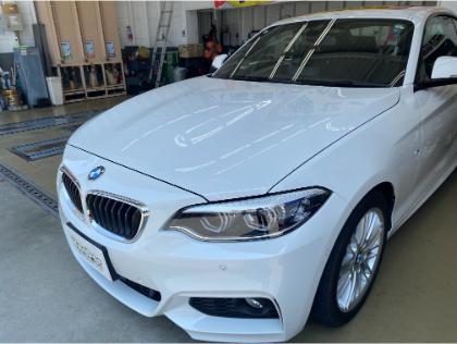 コーティング作業後