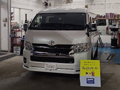 ハイエースも施工できます！
