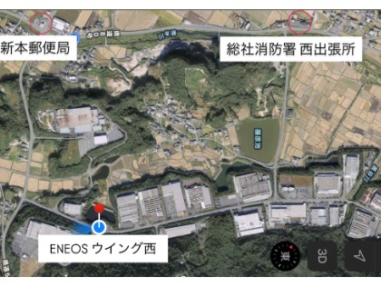新本郵便局から約1.2㎞　総社市消防署西出張所から約1.3㎞！