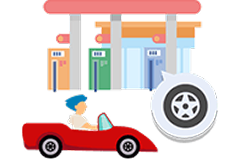 手ぶらで来店 イラスト