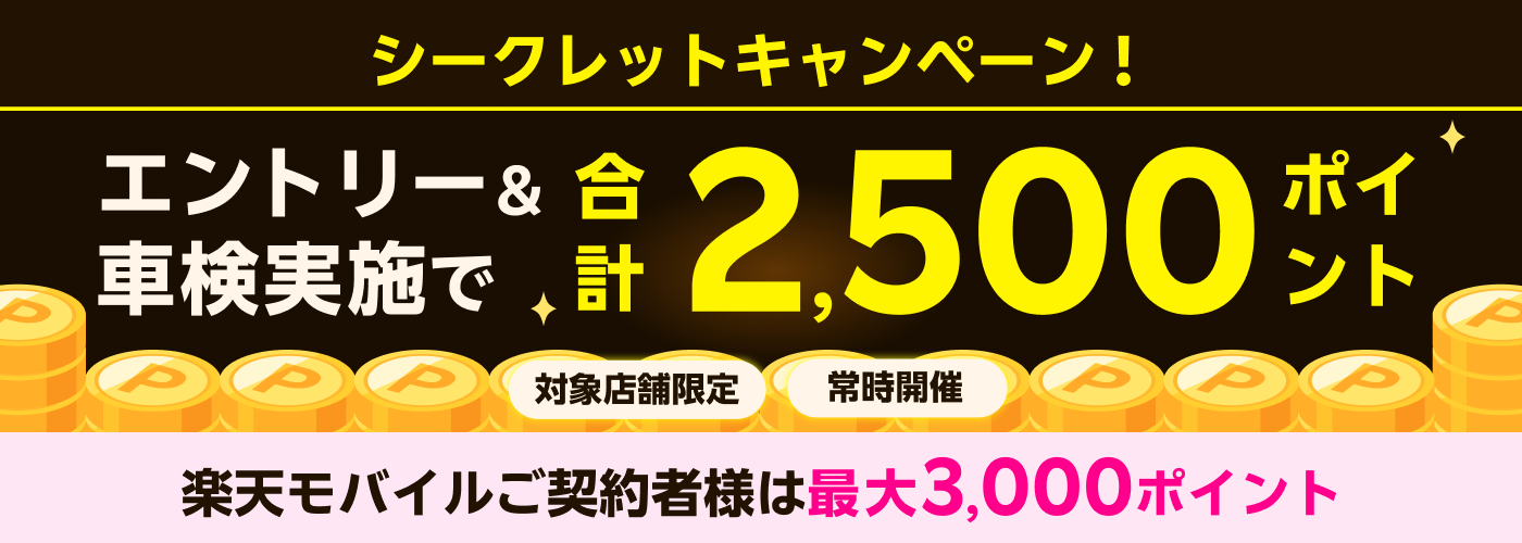 車検してポイントもらえる！キャンペーン