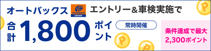 車検してポイントもらえる！キャンペーン