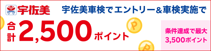 車検してポイントもらえる！キャンペーン